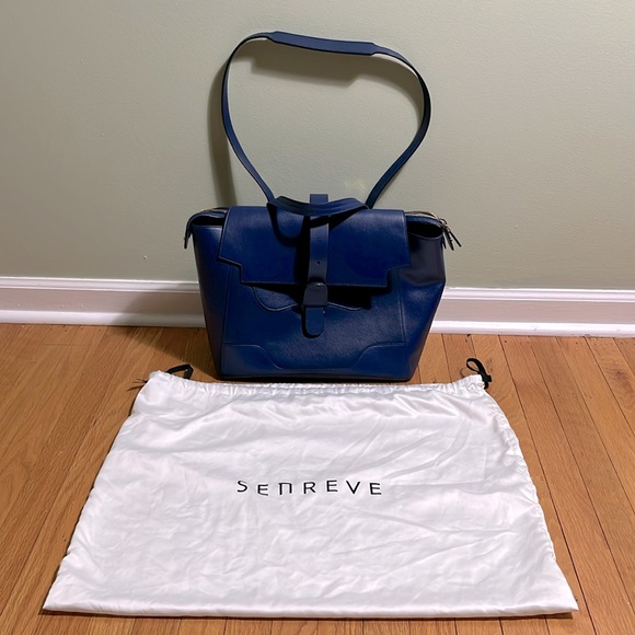 {{senreve}} Maestra Bag Pebbled Marine Large - Picture 9 of 16